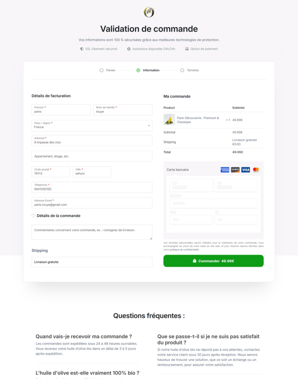 Ecommerce site Demo